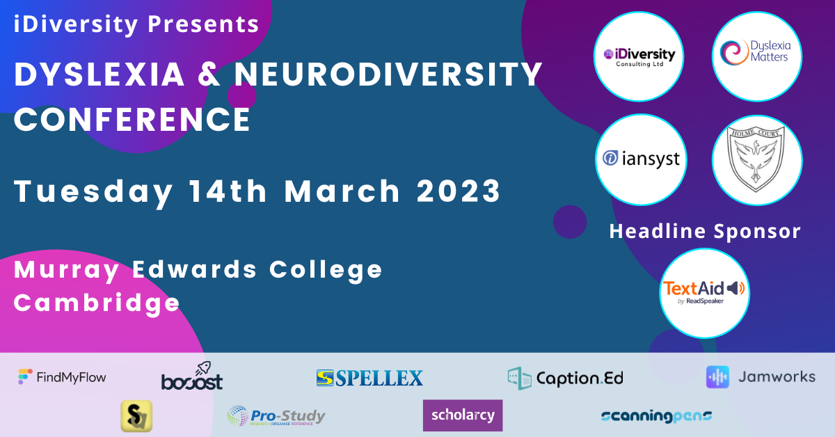 iDiversity Presents Dyslexia & Neurodiversity Conference 14th March