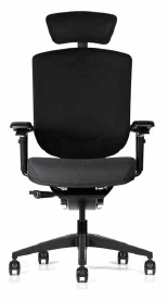 M-Form Black Edition Chair - Airfabric Headrest, Back and Seat